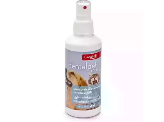 Фото - для зубов и пасти Candioli (Кандиоли) DentalPet Spray (Дентал Пет Спрей) спрей для ухода за ротовой полостью собак и кошек