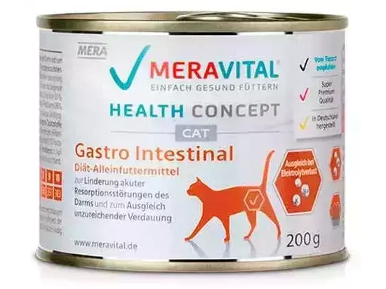 Фото - ветеринарні корми Mera (Міра) MVH Cat Nassfutter Gastro вологий корм для дорослих кішок при розладах травлення