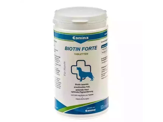 Фото - пищевые добавки Canina (Канина) Biotin forte интенсивный препарат для длинношерстных собак