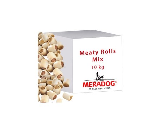 Фото - ласощі Mera (Мера) Meaty Rolls Mix ласощі м'ясні рулетики для собак MIX