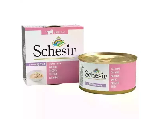 Фото - влажный корм (консервы) Schesir (Шезир) консервы для кошек с Лососем
