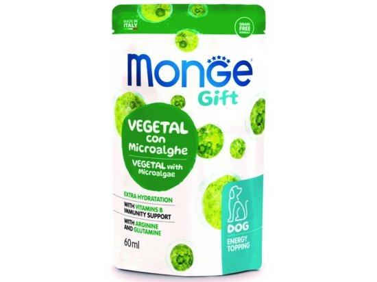 Фото - лакомства Monge Dog Gift Energy Topping Vegetal Adult Microalgae лакомство для собак, топинг МИКРОВОДОРОСЛИ