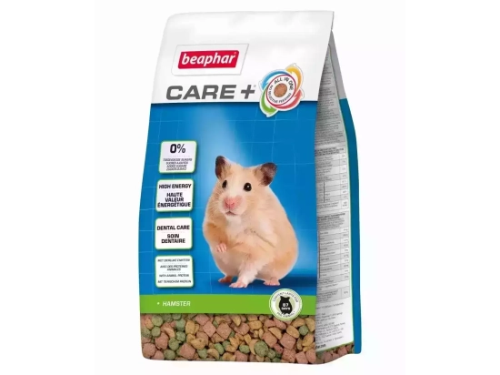 Фото - корм для гризунів Beaphar Care+ Hamster Повноцінний корм супер-преміум класу для хом'яків