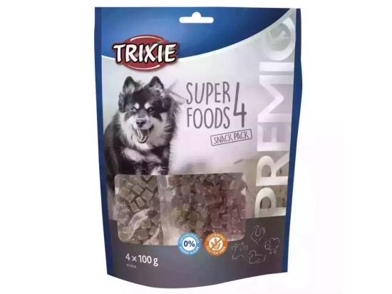 Фото - лакомства Trixie 4 SUPERFOODS лакомство для собак 4 ВИДА МЯСА И ЯГОДЫ (31854)