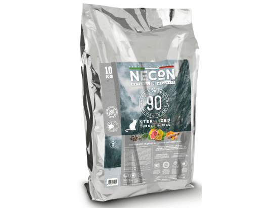 Фото - сухой корм Necon Natural Wellness Sterilized Turkey & Rice сухой корм для стерилизованных кошек ИНДЕЙКА И РИС