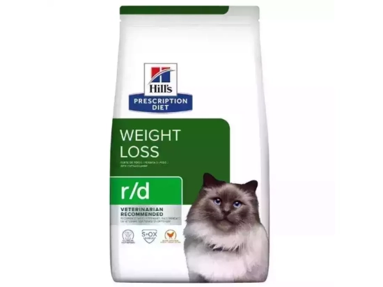 Фото - ветеринарные корма Hill's Prescription Diet r/d Weight Reduction корм для кошек с курицей