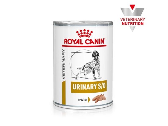 Фото - ветеринарные корма Royal Canin URINARY лечебный влажный корм для собак при мочекаменной болезни