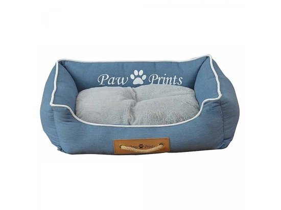 Фото - лежаки, матрасы, коврики и домики AnimAll Nena лежак для собак c ручкой-веревкой, светло-синий