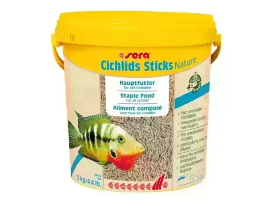 Фото - корм для риб SERA Cichlids Sticks Nature Палички для цихлід, корм для акваріумних риб
