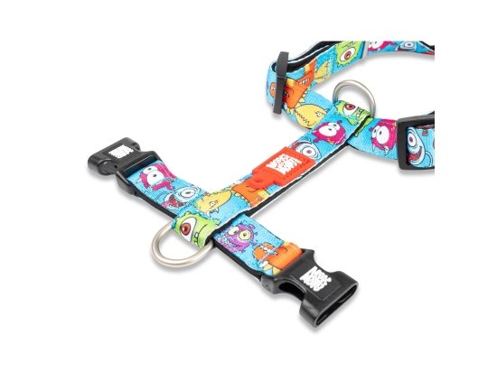 Фото - амуніція Max & Molly Urban Pets H-Harness шлея для собаки Little Monsters