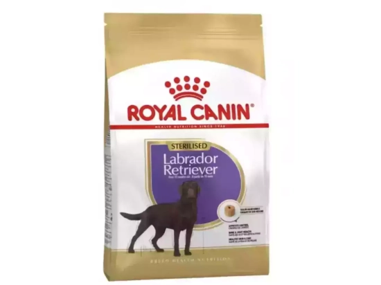 Фото - сухой корм Royal Canin LABRADOR RETRIEVER STERILISED (ЛАБРАДОР РЕТРИВЕР) корм для стерилизованных собак от 15 месяцев