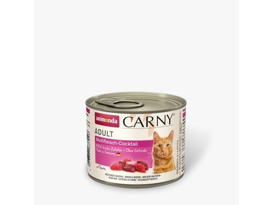Фото - вологий корм (консерви) Animonda (Анімонда) Carny Adult Multi-Fleischcocktail - консерви для котів МУЛЬТИМ'ЯСНИЙ КОКТЕЙЛЬ, шматочки в соусі