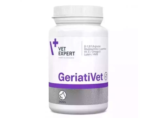 Фото - вітаміни та мінерали VetExpert (ВетЕксперт) GeriatiVet Dog (ГеріатіВет) вітамінно-мінеральний комплекс для літніх собак до 15 кг