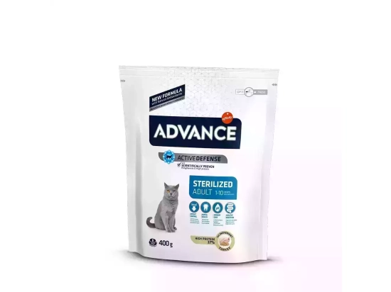Фото - сухой корм Advance (Эдванс) Cat Sterilized - корм для стерилизованных котов и кошек С ИНДЕЙКОЙ