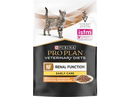 Фото - ветеринарні корми Purina Pro Plan (Пуріна Про План) Veterinary Diets NF Renal Function Early Care Chicken лікувальний корм для котів із захворюваннями нирок, КУРКА