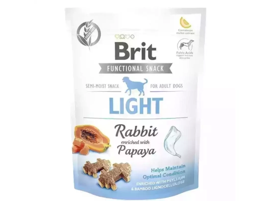 Фото - лакомства Brit Care Dog Snack Light Rabbit & Papaya лакомство для контроля веса собак КРОЛИК и ПАПАЙЯ