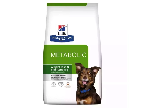 Фото - ветеринарні корми Hill's Prescription Diet Canine Metabolic Weight Management корм для собак для контролю та зниження ваги ЯГНЯ та РИС