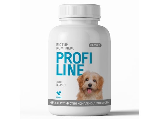 Фото - для кожи и шерсти ProVet Profiline (Профилайн) Биотин Комплекс для кожи и шерсти собак