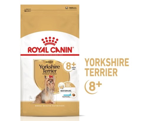 Фото - сухой корм Royal Canin YORKSHIRE TERRIER 8+ (ЙОРКШИР ТЕРЬЕР 8+) корм для собак старше 8 лет