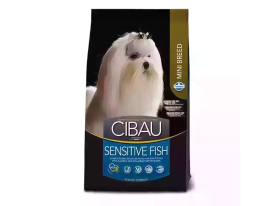Фото - сухой корм Farmina (Фармина) Cibau Sensitive Adult Mini Fish сухой корм для взрослых собак мелких пород с чувствительным пищеварением РЫБА
