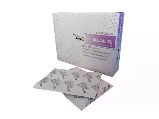 Фото - седативные препараты (успокоительные) AnimAll FitoLine Relaxlife Релакслайф фитокомплекс для нервной системы собак и кошек