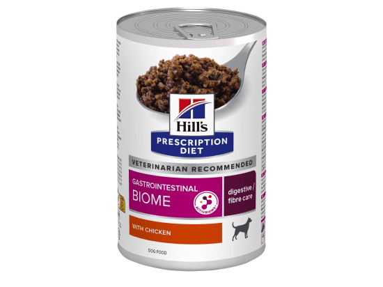 Фото - ветеринарні корми Hill's Prescription Diet Gastrointestinal Biome Chicken вологий корм для собак при захворюваннях ШКТ, КУРКА