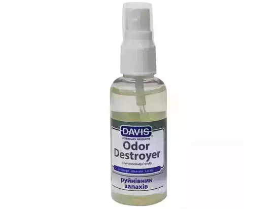 Фото - удаление запахов и пятен Davis ODOR DESTROYER спрей для удаления запаха от собак и кошек