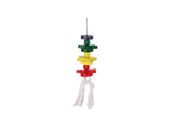 Фото - игрушки Trixie Деревянная игрушка подвесная для попугая (5195)