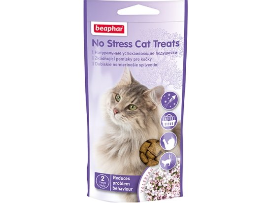 Фото - лакомства Beaphar No Stress Treats подушечки для снятия стресса у кошек