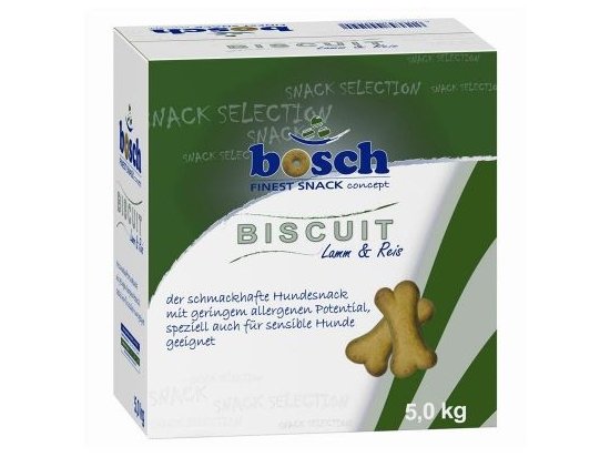 Фото - ласощі Bosch (Бош) Biscuit Lamb & Rice - Ласощі для собак із чутливим травленням