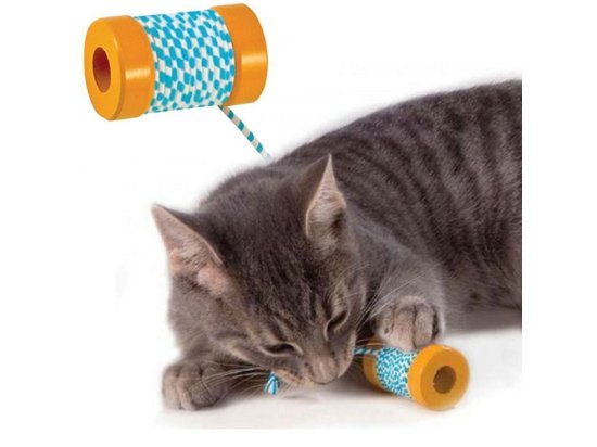 Фото - іграшки Petstages Orka Kat Catnip Infused Spool with String ЙО-ЙО іграшка для котів та кошенят