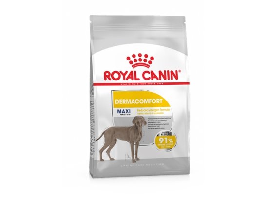 Фото - сухой корм Royal Canin MAXI DERMACOMFORT корм для собак с чувствительной кожей (от 26 до 44 кг)