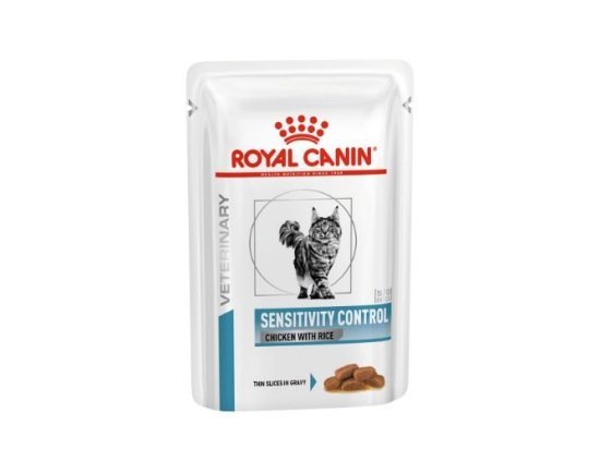 Фото - ветеринарные корма Royal Canin SENSITIVITY CONTROL лечебные консервы для кошек при пищевой аллергии