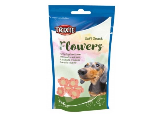 Фото - лакомства TRIXIE Flowers Лакомство для собак с ягненком и курицей