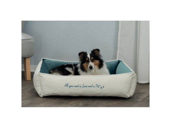 Фото - лежаки, матраси, килимки та будиночки Trixie PETS HOME спальне місце для собак та кішок КРЕМ / БІРЮЗА