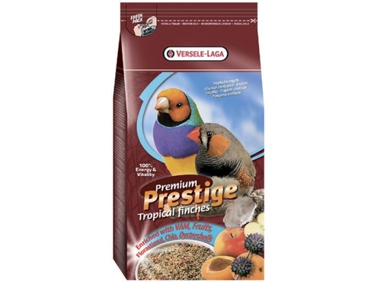 Фото - корм для птахів Versele-Laga (Верселе-Лага) Prestige Premium TROPICAL (ТРОПІКАЛ) зернова суміш корм для тропічних птахів 1 кг
