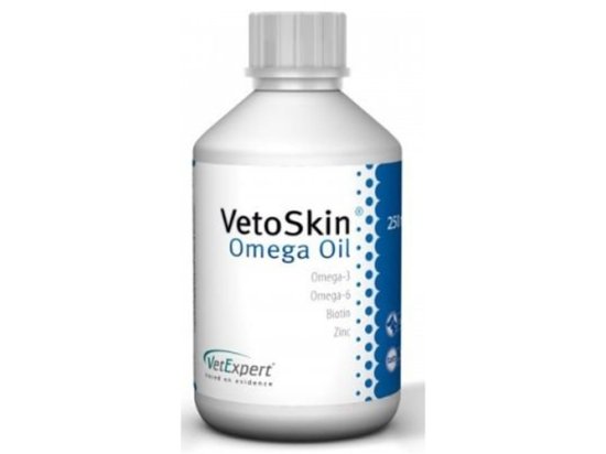 Фото - для шкіри та шерсті VetExpert (ВетЭксперт) VETOSKIN OIL (ВЕТОСКИН МАСЛО) для собак и кошек