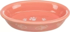 Фото - миски, напувалки, фонтани Trixie Cat Ceramic Bowl - Миска керамічна овальна (24495)