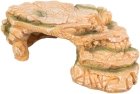 Фото - аксессуары для аквариума Trixie Скальное плато с пещерой для рептилий, полиэфирная смола (76325)