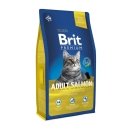 Фото - сухий корм Brit Premium Cat Adult Salmon сухий корм для кішок ЛОСОСЬ
