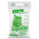 Фото - наповнювачі SUPER CAT Наповнювач Суперкет Стандарт з ароматизатором Зелений