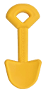 Фото - іграшки SodaPup (Сода Пап) Nylon Shovel іграшка для собак ЛОПАТА, жовтий