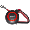 Фото - рулетки AnimAll Reflector поводок-рулетка, красный-черный