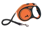 Фото - рулетки Flexi XTREME повідець-рулетка для собак СТРІЧКА, помаранчевий