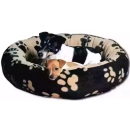 Фото - лежаки, матраси, килимки та будиночки Trixie Sammy Лежак для собак, чорний/бежевий