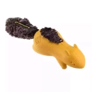 Фото - игрушки GiGwi (Гигви) Push to Mute БЕЛКА игрушка для собак с отключаемой пищалкой, желтый, 30 см