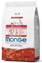 Фото - сухой корм Monge Dog Monoprotein Puppy & Junior Mini Lamb & Rice сухой монопротеиновый корм для щенков и молодых собак мелких пород ЯГНЕНОК и РИС